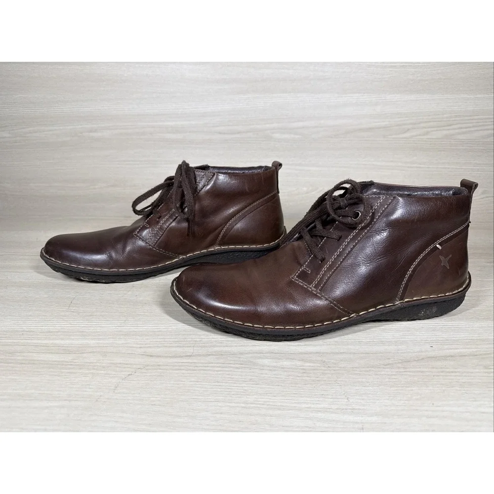 PIKOLINOS Men's Size 43 US 10 Brown Leather Desert BOOTS Comfort Dress Casual‎